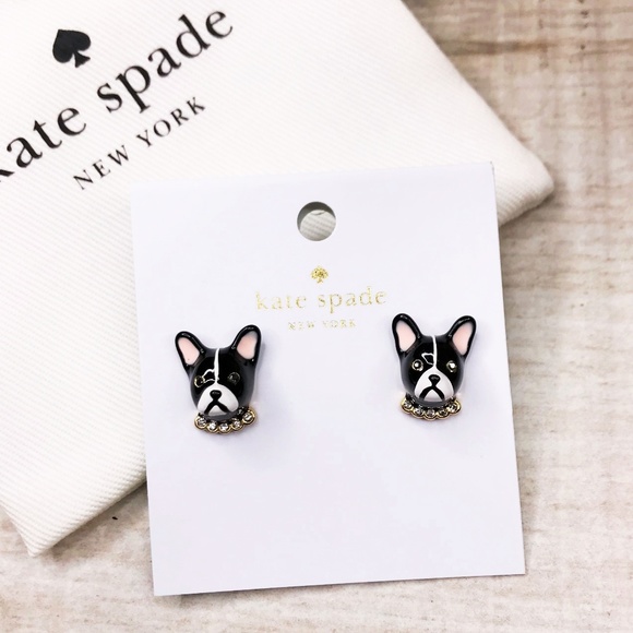 kate spade Jewelry - KATE SPADE Ma Cherie Antoine Dog Stud Earrings